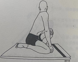 腹部按摩式 Udarakarshanasana (abdominal stretch pose)  腹部按摩式 Udarakarshanasana abdominal pose 第 1 张