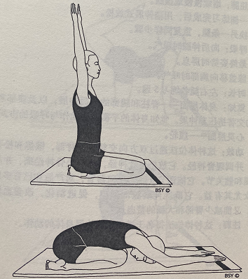 月亮式或免子式 Shashankasana (pose of the moon or  hare pose) 第 1 张