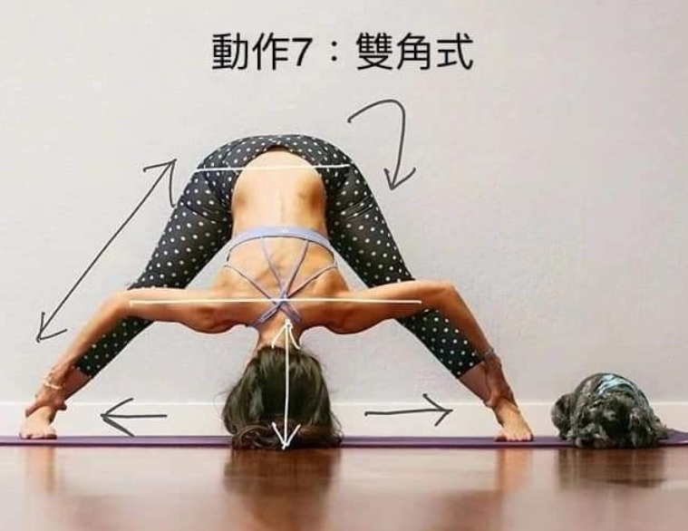 20 个常见体式“力的走向图”，练瑜伽知道如何发力很重要!  第 7 张