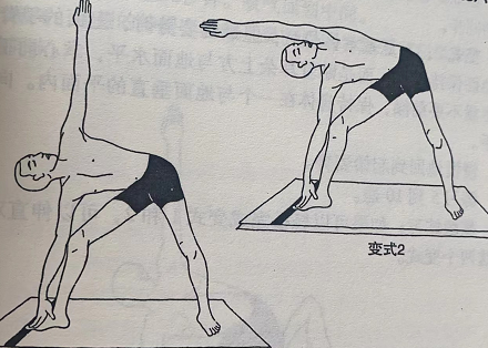 三角式 Trikonasana（triangle pose）  三角式 Trikonasana triangle pose 第 1 张