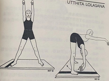 铲斗式 Utthita Lolasana (swinging while standing pose)  swinging pose 第 1 张