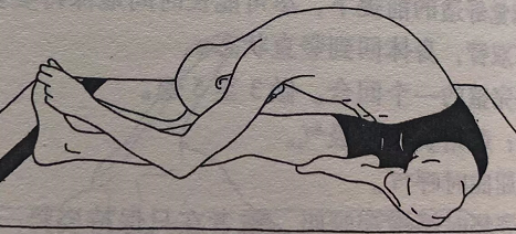 头至膝式 Janu Sirshasana(head to knee pose)  头至膝式 伸展背部 放松双腿 冥想做准备 第 1 张