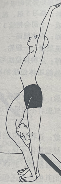 手至脚式 Pada Hastasana(hand to foot pose)  手至脚式 按摩腹部器官 改善便秘 新陈代谢 注意力集中 第 2 张