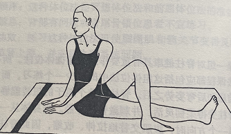 脊柱扭转式Meru Wakrasana(spinal twist)