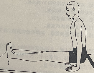 独身式 Brahmacharyasana (celibate's pose)