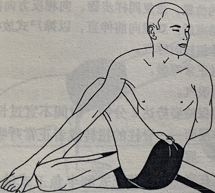 全鱼王式 Pooma Matsyendrasana (full spinal twist pose)  腹部 莲花 身体 脊柱 全鱼王式 Pooma full pose 第 1 张